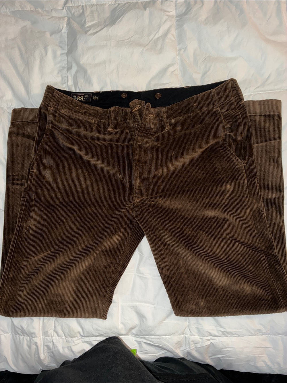 Ralph Lauren Double RL Men's Brown Corduroy Pants